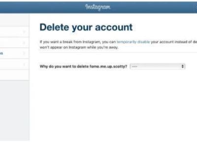 هر آنچه باید درباره حذف اکانت اینستاگرام بدانید هر آنچه باید درباره حذف اکانت اینستاگرام بدانید