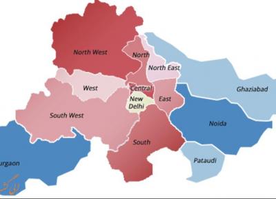 آشنایی با نقشه کامل شهر دهلی