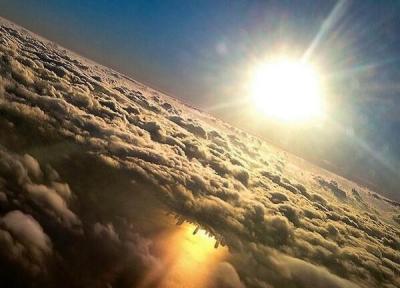 دریاچه میشیگان در هاله ای از ابر