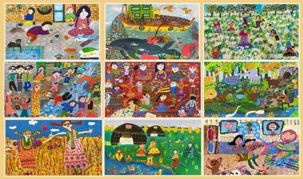موفقیت بچه ها نقاش ایرانی در پنجمین مسابقه بین المللی نقاشی کشور رومانی
